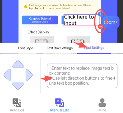 Enter Replacement Text
