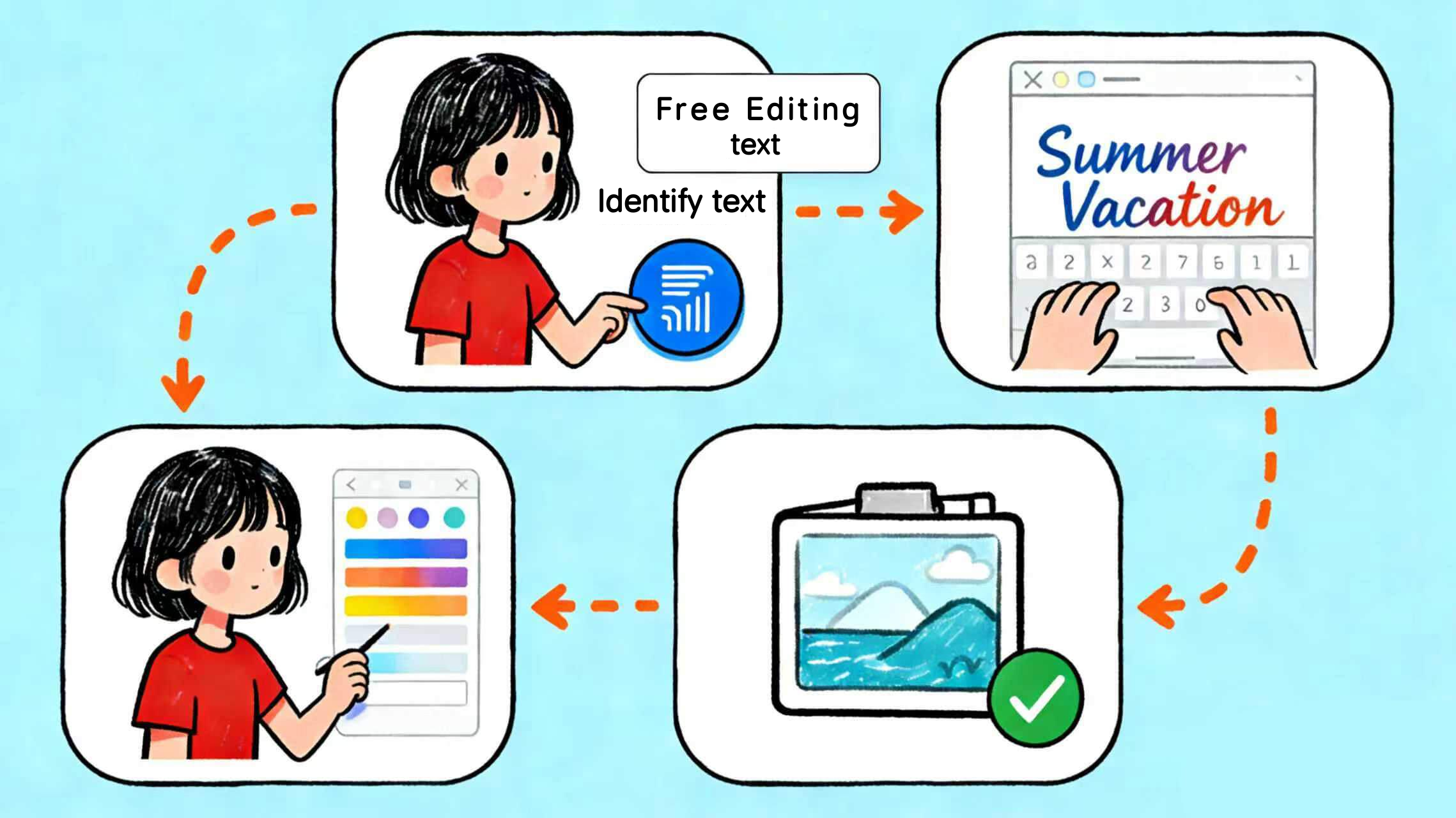 Auto Mode Text & Image Tutorial